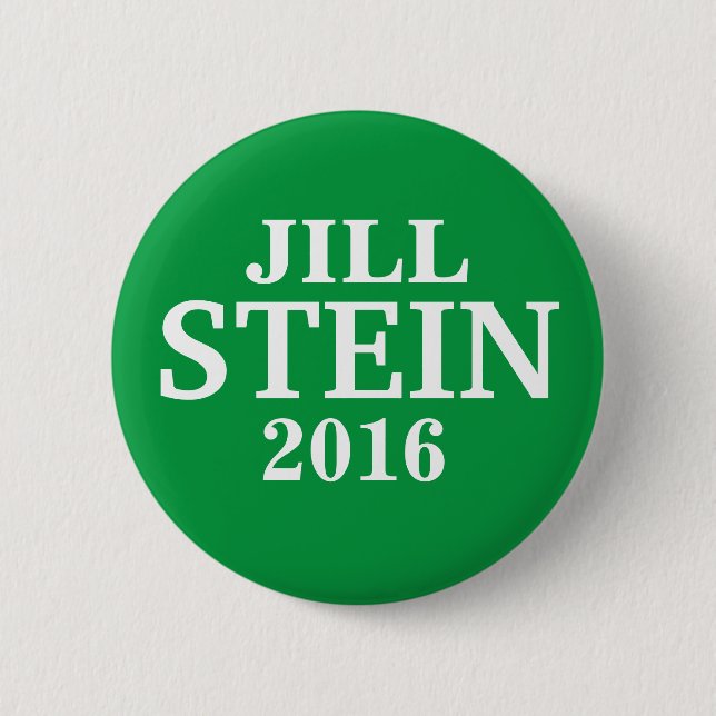 Jill STEIN FOR PRESIDENT 2016 6 Cm Round Badge (Front)
