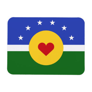 Jilltopia flag magnet