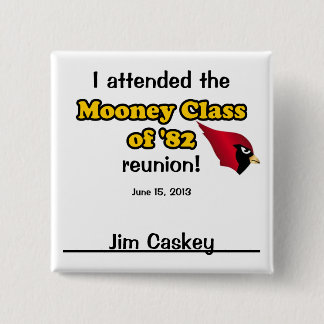 Jim Caskey 15 Cm Square Badge