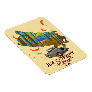 Jim Corbett National Park, Uttarakhand State Magnet