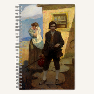 Jim Hawkins leaves home by Newell Convers Wyeth Notebook
