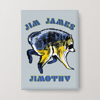 Jim James Jimothy Pop Art Racoon Design