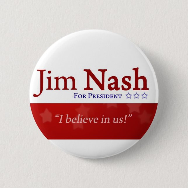 Jim Nash 2016 Patriotic Button (Front)