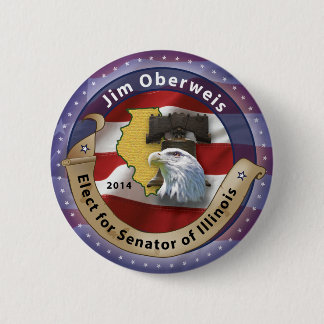 Jim Oberweis 6 Cm Round Badge