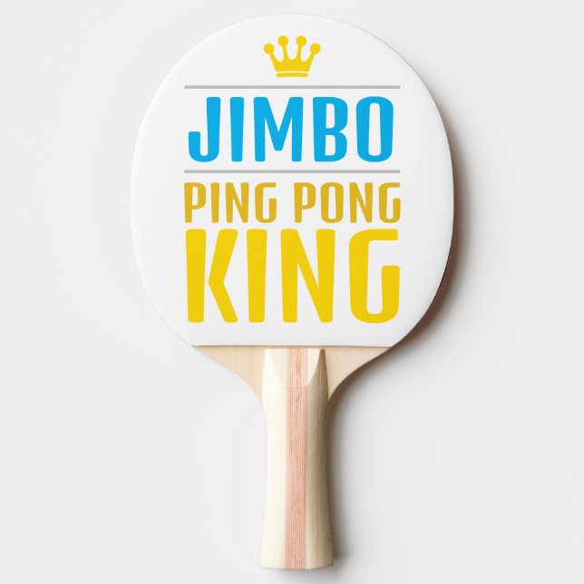 Jimbo Ping Pong Paddle (Front)