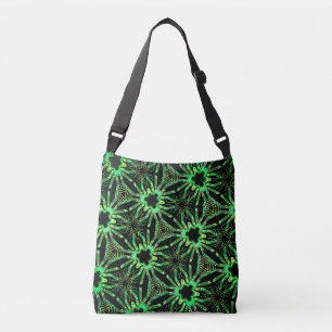 Jimette Bandoulière Tank Design Black Green Crossbody Bag