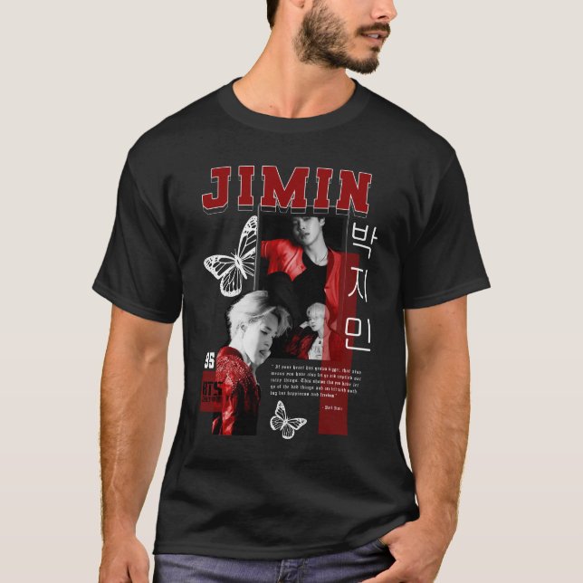 Jimin Retro Vintage T-Shirt (Front)