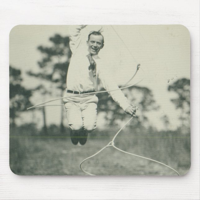 Jimmie Richardson jumping spoke. Mouse Pad (Front)