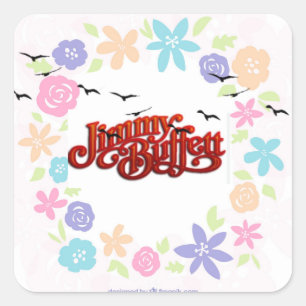 Jimmy Buffett the man, Square Sticker