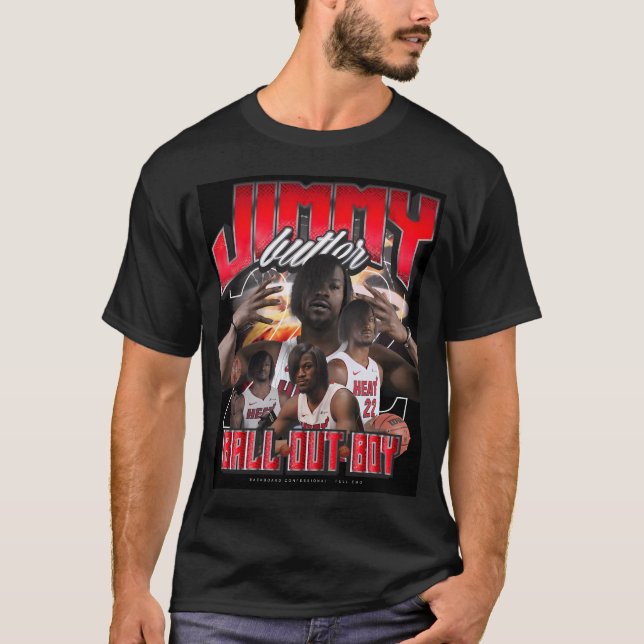 Jimmy Butler Emo Ball Out Boy T-Shirt (Front)