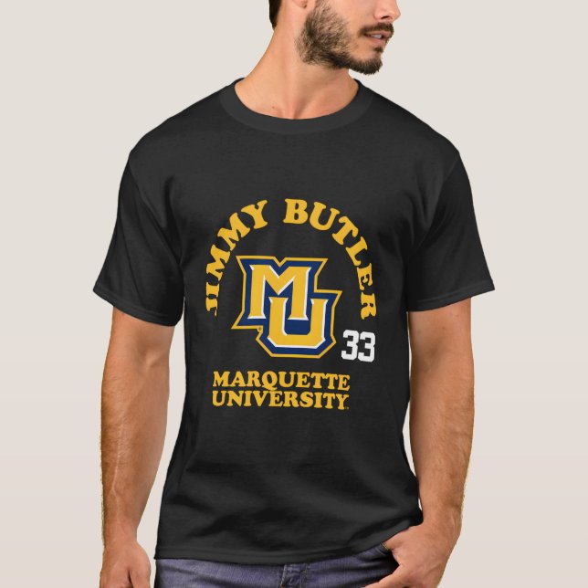 Jimmy Butler Marquette Golden Eagles Basketball Re T-Shirt (Front)