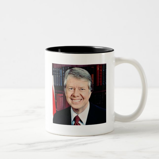 Jimmy Carter 39 Two-Tone Coffee Mug (Right)