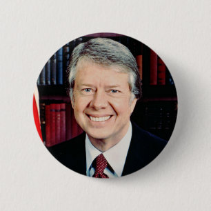 Jimmy Carter 39th US President 6 Cm Round Badge