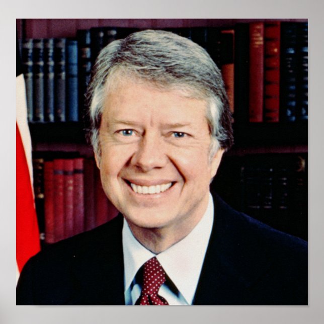 Jimmy Carter 39th US President Poster (Front)