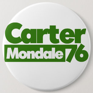 Jimmy Carter 76 Carter Mondale retro Politics 6 Cm Round Badge