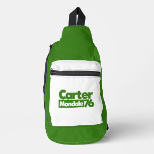 Jimmy Carter 76 Carter Mondale retro Politics Sling Bag