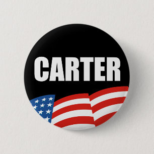 JIMMY CARTER Election Gear 6 Cm Round Badge