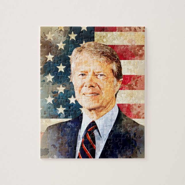 Jimmy Carter Jigsaw Puzzle (Vertical)