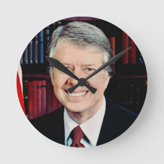 Jimmy Carter Round Clock