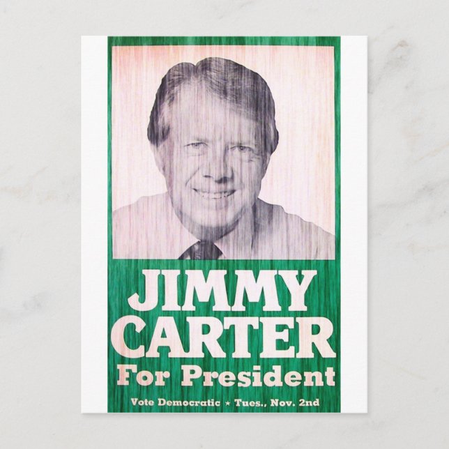 Jimmy Carter Vintage Postcard (Front)