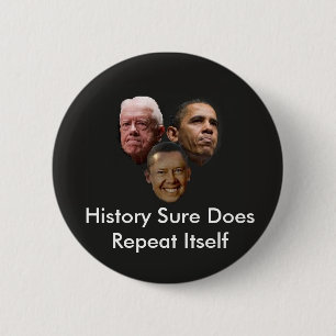 Jimmy Obama 6 Cm Round Badge