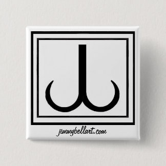 jimmybellart.com JB SYMBOL 15 Cm Square Badge