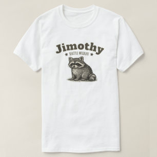 Jimothy Racoon Seattle Wildlife T-Shirt