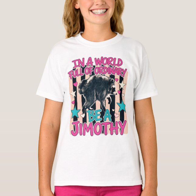 Jimothy Racoon T-Shirt (Front)
