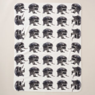 Jimothy the Raccoon Sherpa Blanket