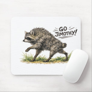 Jimothy the Racoon Mouse Pad