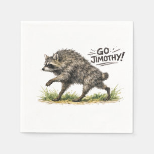 Jimothy the Racoon Napkin