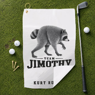 Jimothy Viral Racoon Funny Trash Panda Wildlife Golf Towel