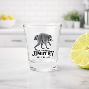 Jimothy Viral Racoon Funny Trash Panda Wildlife Shot Glass