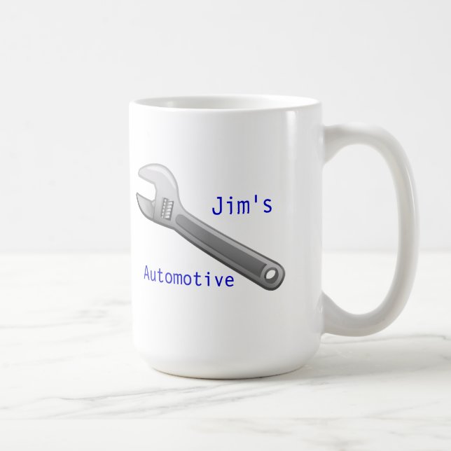 Jim's Automotive Coffee Mug (Right)