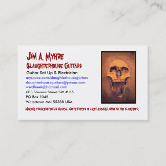 Jim'Z Calling Card