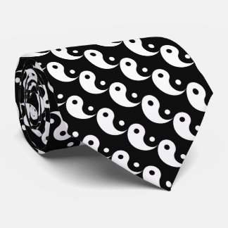 JIN JANG Black White Tie