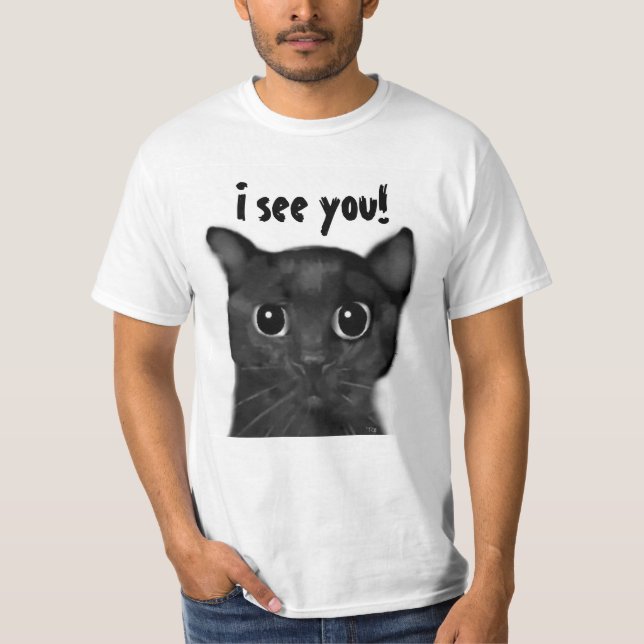 Jin-Jin Black Cat Shirt (Front)