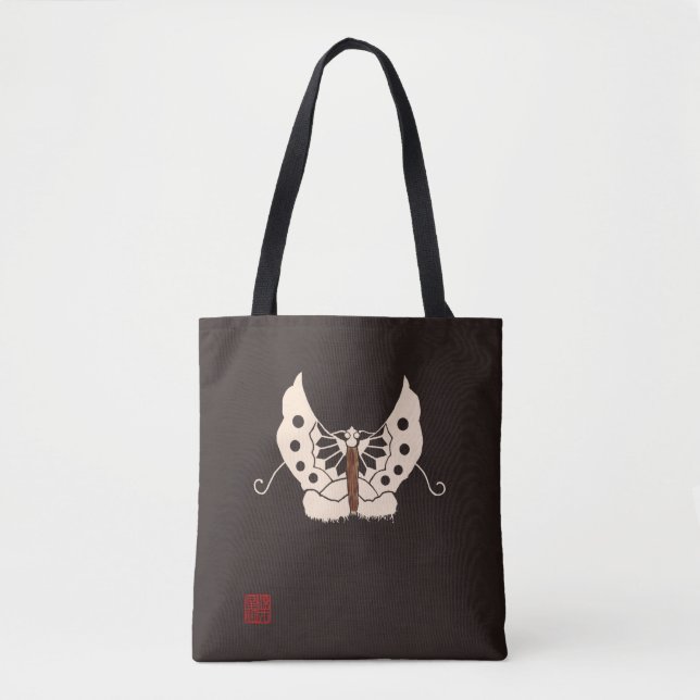Jinbaori-Kurotorigeagehachoumoyou Tote Bag (Front)
