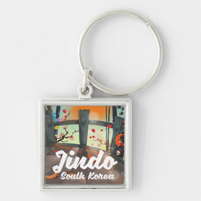 Jindo South korea Key Ring (Front)
