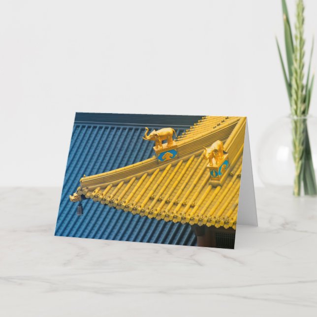 Jing'an Temple | Architectural Details Card (Front)
