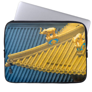 Jing'an Temple Architectural Details Laptop Sleeve