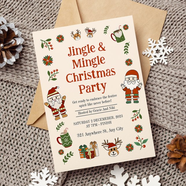 Jingel and Mingel Christmas Party  Invitation (Creator Uploaded)