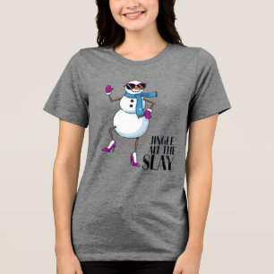 Jingle All the Slay Tri-Blend Shirt