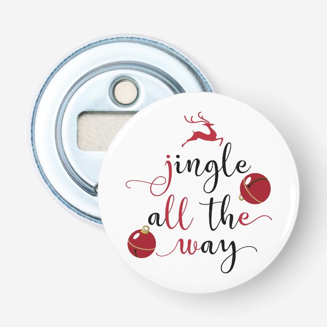 jingle all the way bottle opener (Front)