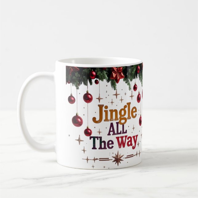 Jingle All The Way Christmas Classic Mug  (Left)