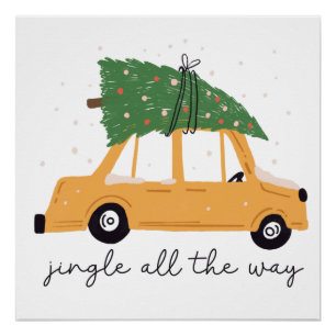Jingle All The Way Christmas Poster