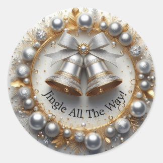 Jingle All The Way! Classic Round Sticker