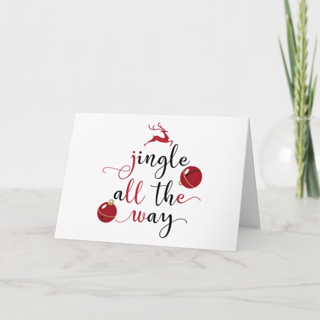 jingle all the way holiday card (Front)