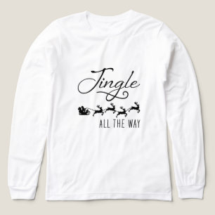 Jingle All The Way Holiday Christmas Tri-Blend Shirt