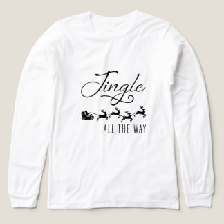 Jingle All The Way Holiday Christmas Tri-Blend Shirt